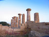 Tempio di Eracle con trace del incendio  406 a.C